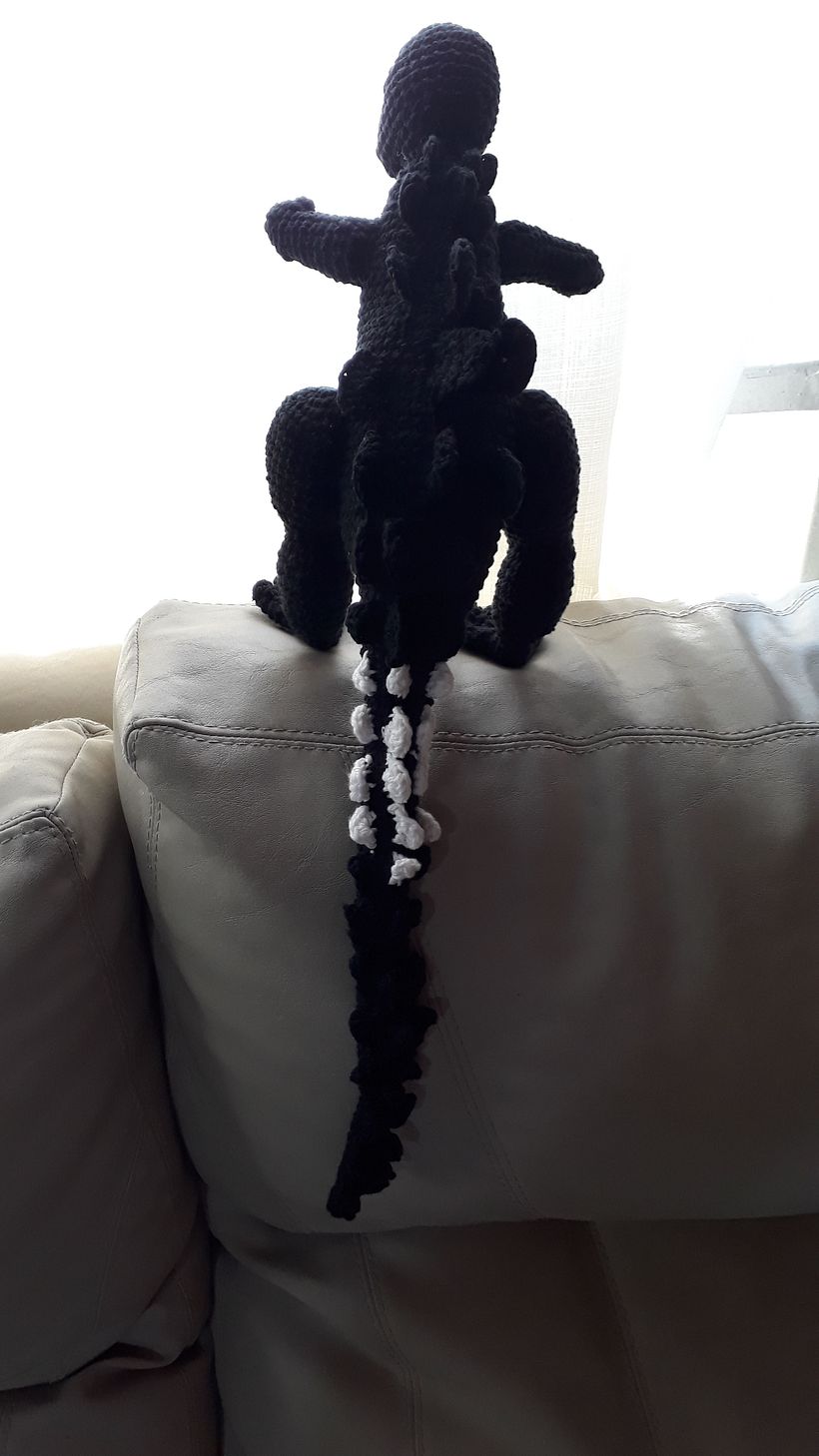 Mi Proyecto del curso: Amigurumi: Godzila con mi propio patrón 0