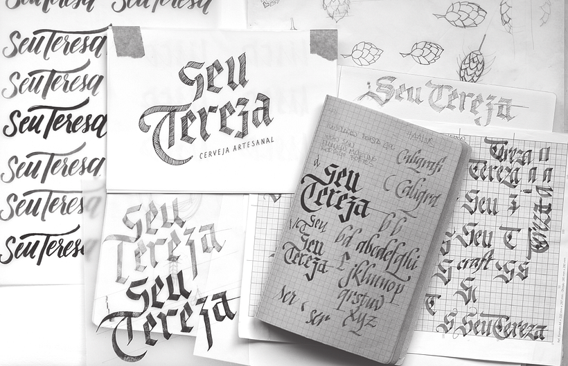 Mi Proyecto del curso: Caligrafía con góticas potentes 0