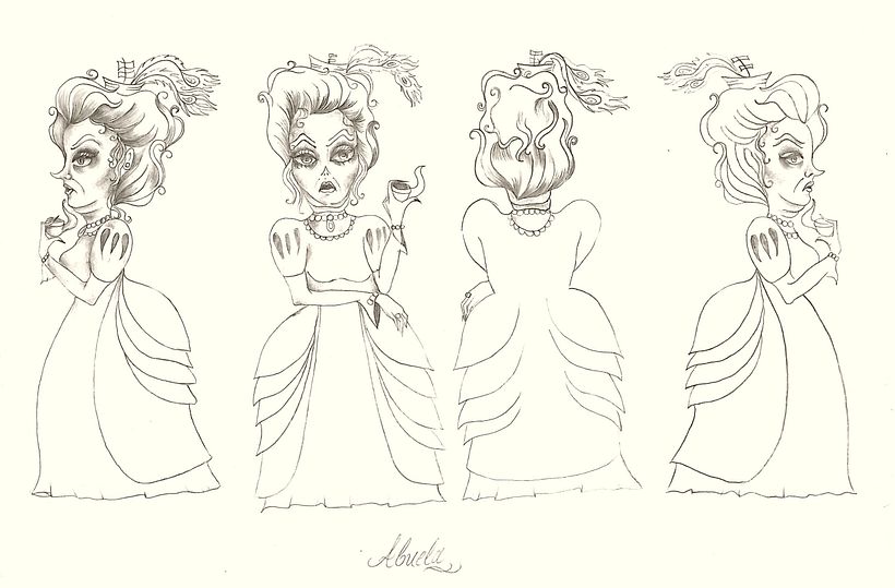 Diseño de Personajes Caperucita Roja 2