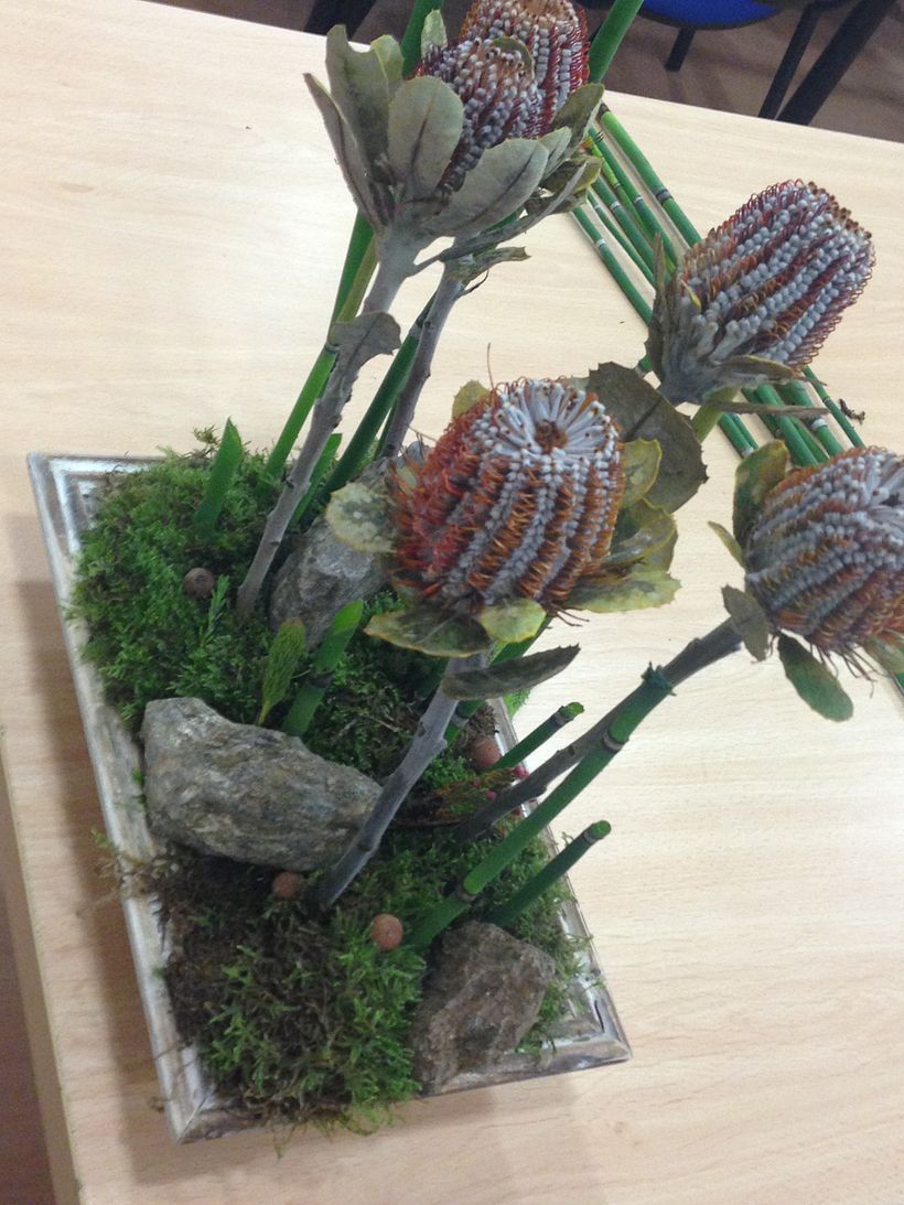Centro Formal Paralelo monocultivo. Arte Floral -1