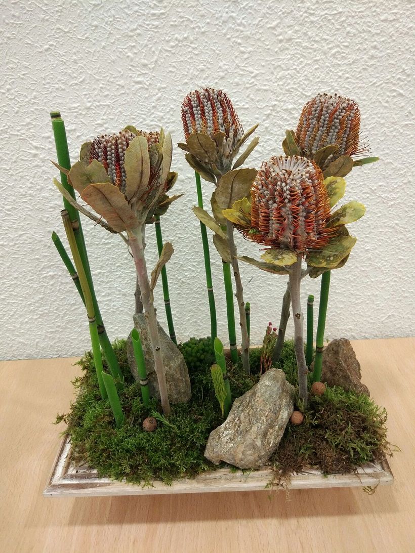 Centro Formal Paralelo monocultivo. Arte Floral 1
