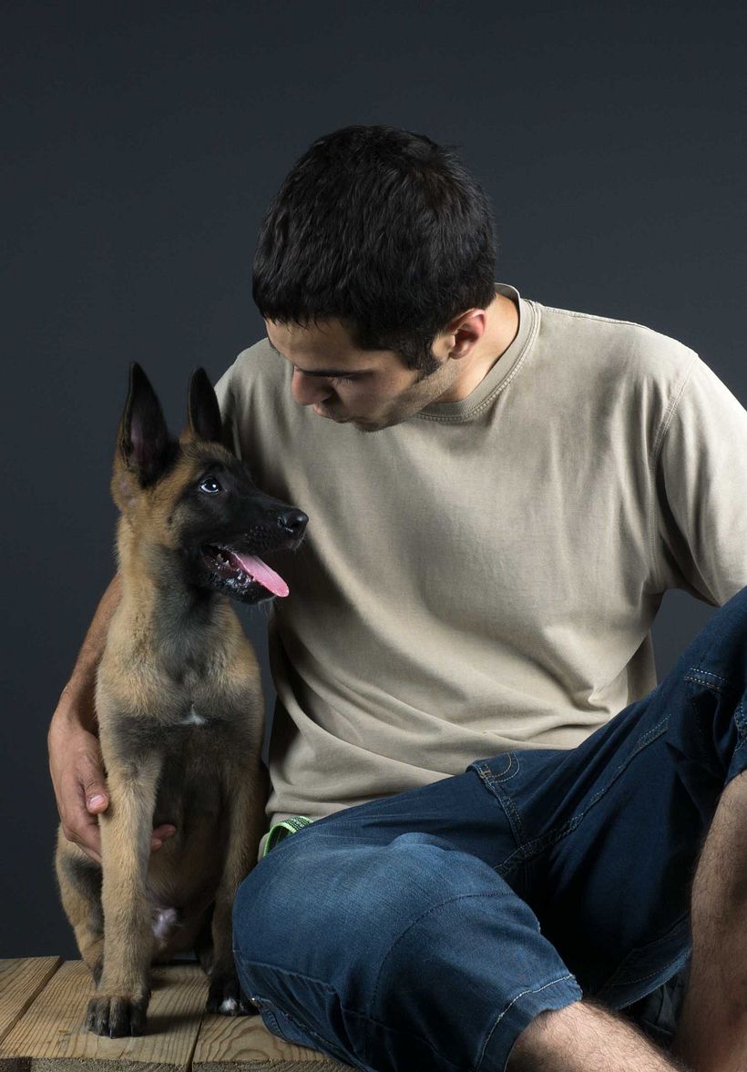 People and Dogs in studio 7