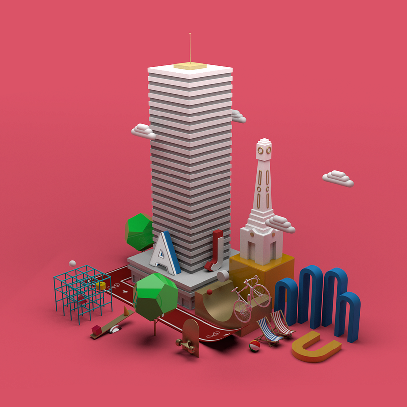 Mi Proyecto del curso: Dirección de Arte con Cinema 4D 1