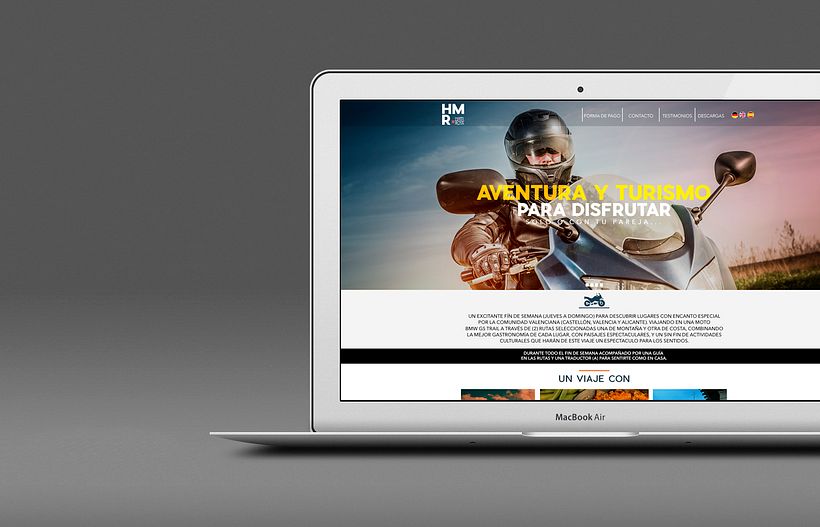 WEB HAPPY MOTO RUTA VLC SPAIN 2018 - Web design