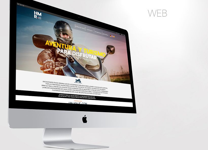 WEB HAPPY MOTO RUTA VLC SPAIN 2018 - Web design
