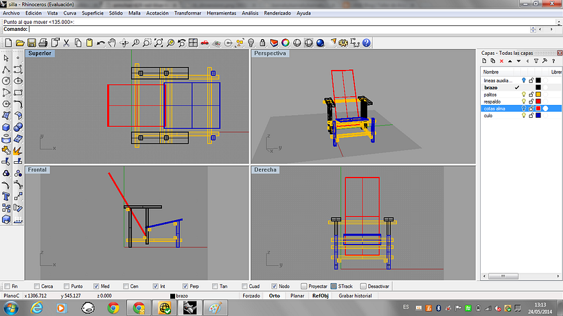 Silla 3D 0