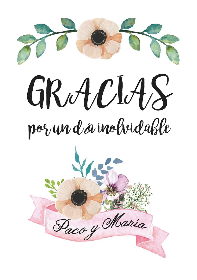 Paipay - Recordatorio de Boda 1