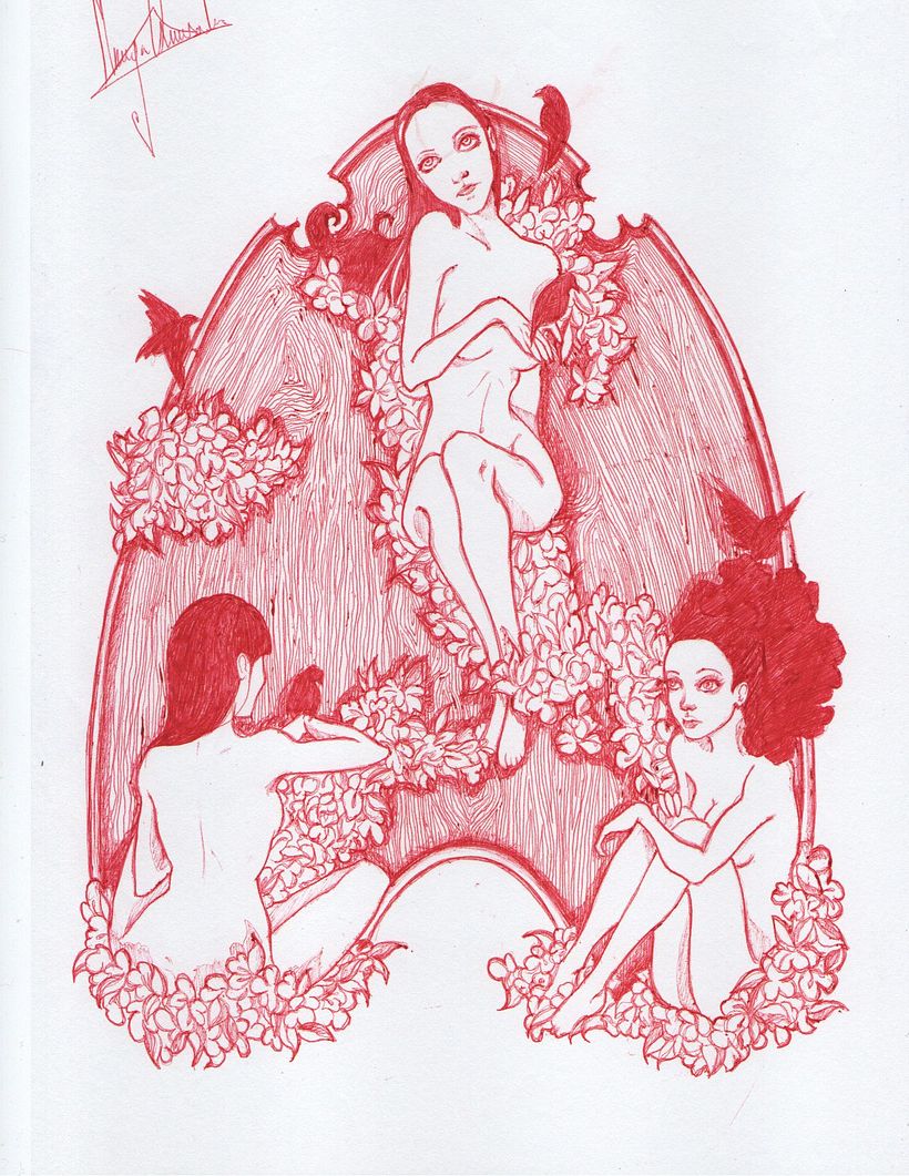 Las mujeres y las flores tienen mucho que ver -1