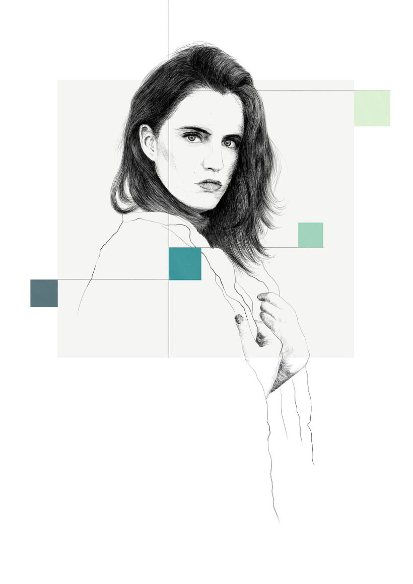 Marta / 2 versiones (Retrato ilustración) 0