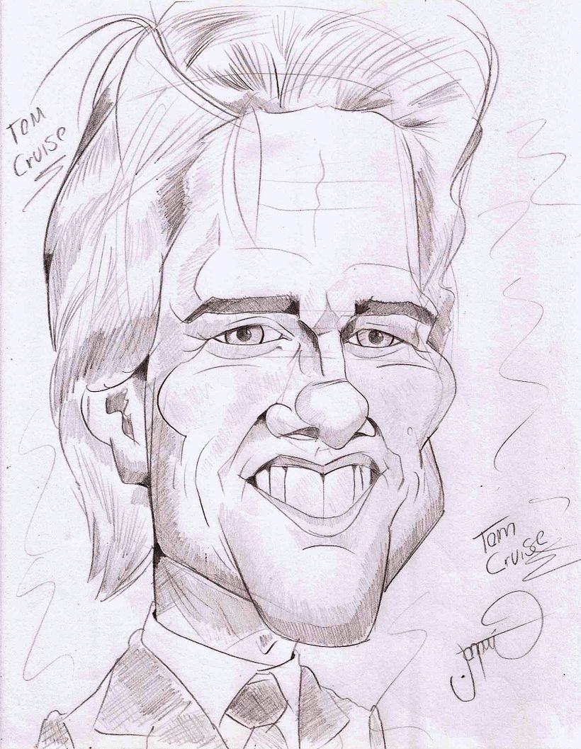 Tom Cruise Caricature 0