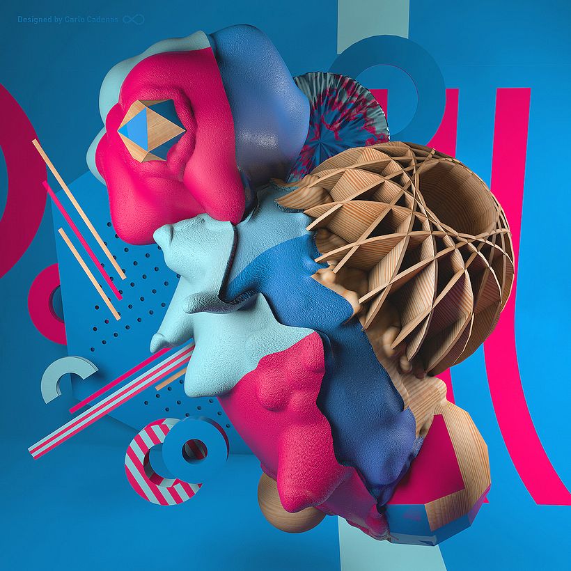 Colorido y abstracción en los diseños de Carlo Cadenas 14