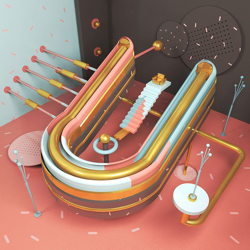 Colorido y abstracción en los diseños de Carlo Cadenas 16