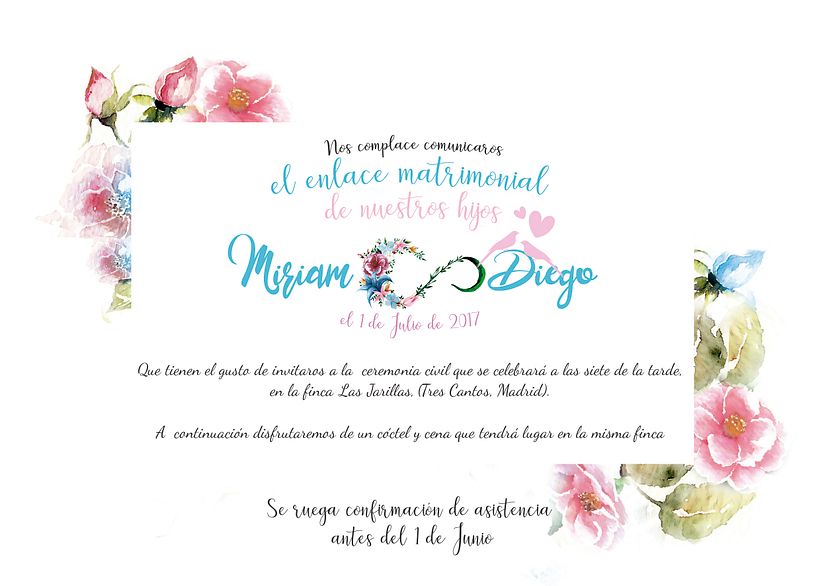 Diseño Invitaciones Boda 0