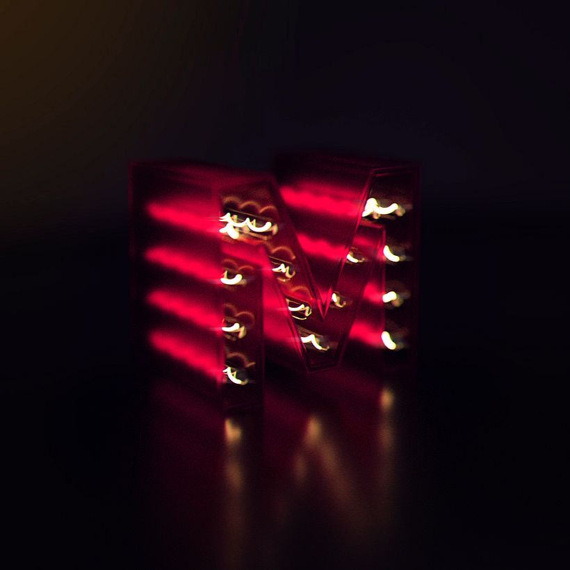 Mi Proyecto del curso: Lettering 3D: modelado y texturizado con Cinema 4D 1