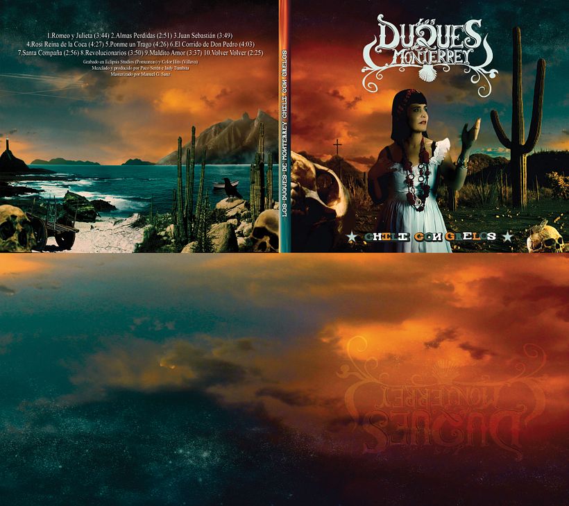 Duques de Monterrey Album Cover Matte painting. 0
