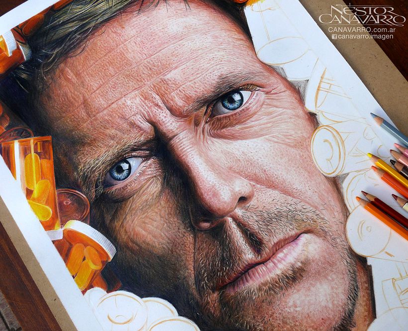 Hugh Laurie (Dr. House) en Lápices de Colores 5