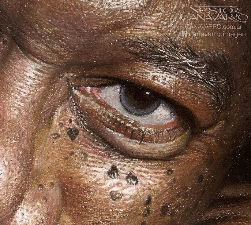 Morgan Freeman in kleurpotloden 6