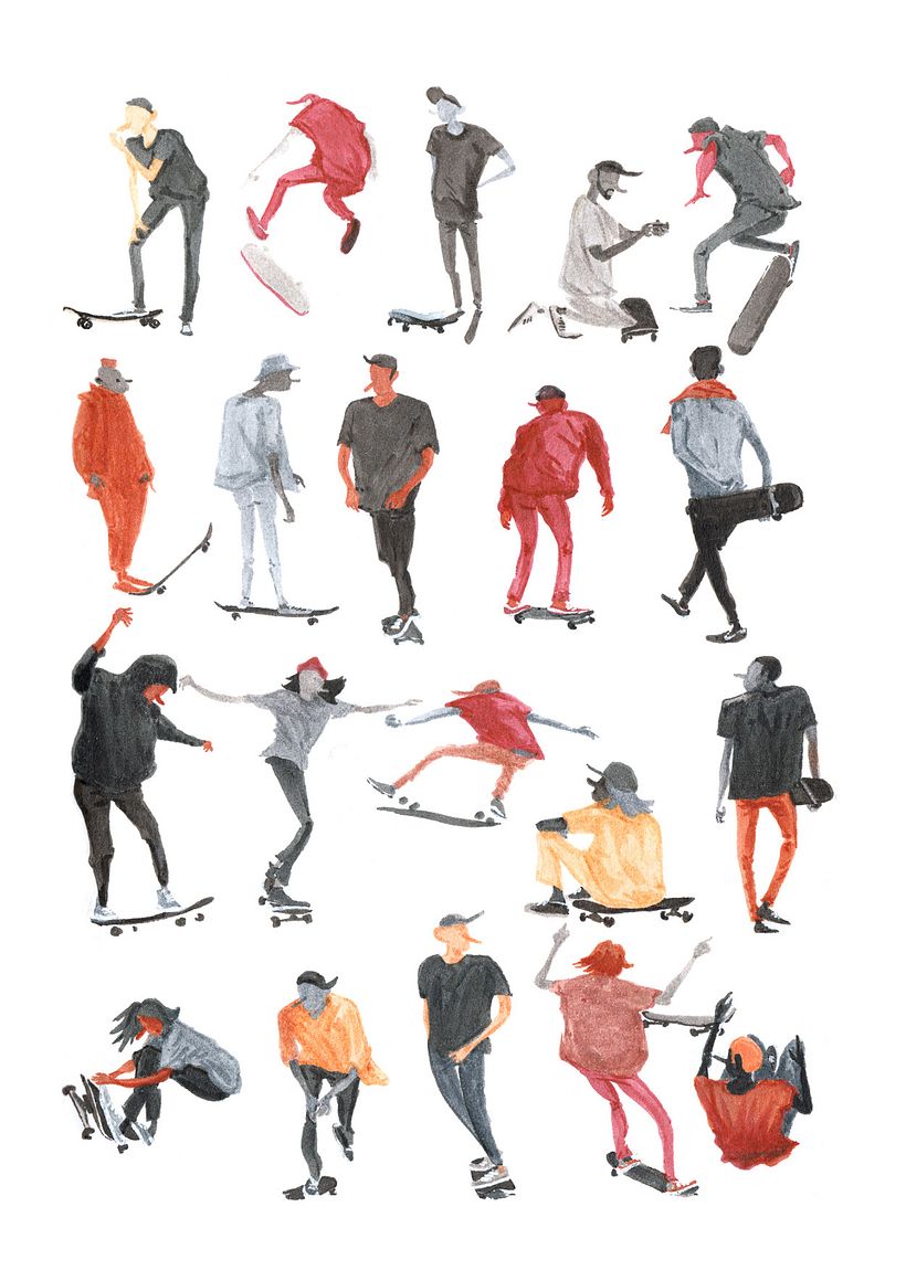 Julien Missiaen ilustra el mundo del skate 1