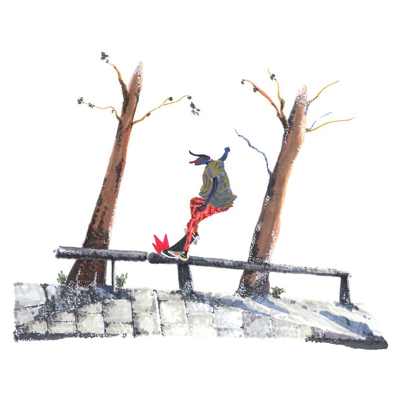 Julien Missiaen ilustra el mundo del skate 3