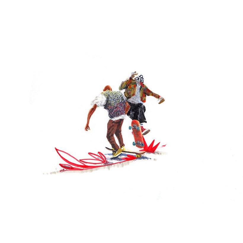 Julien Missiaen ilustra el mundo del skate 9