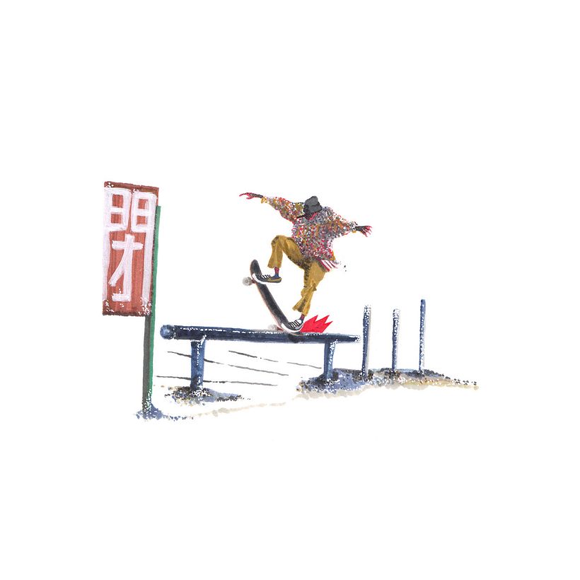 Julien Missiaen ilustra el mundo del skate 23