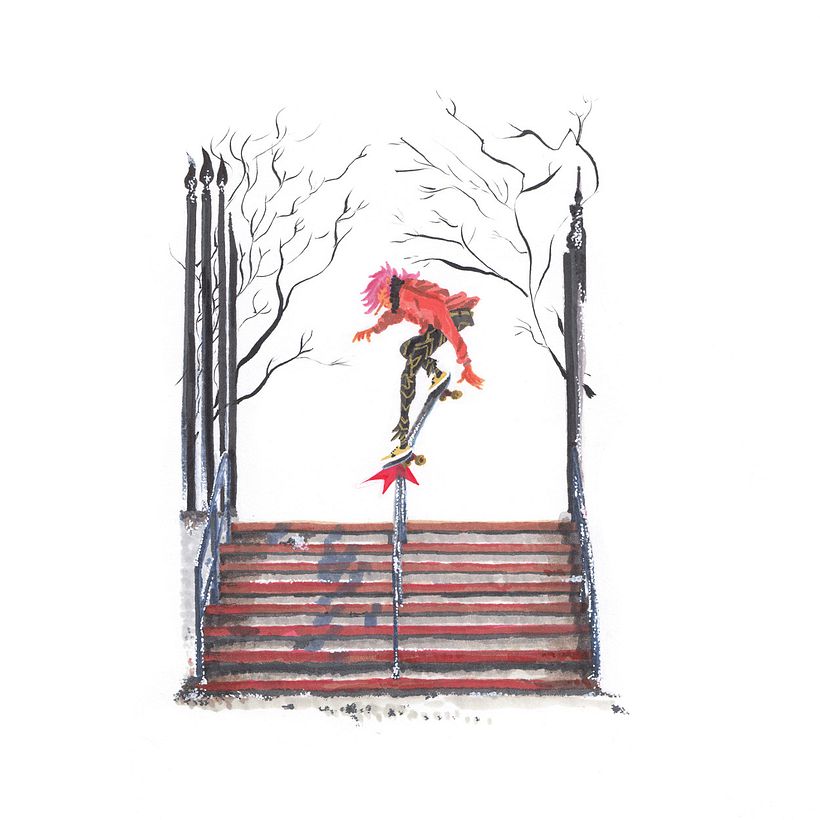 Julien Missiaen ilustra el mundo del skate 25