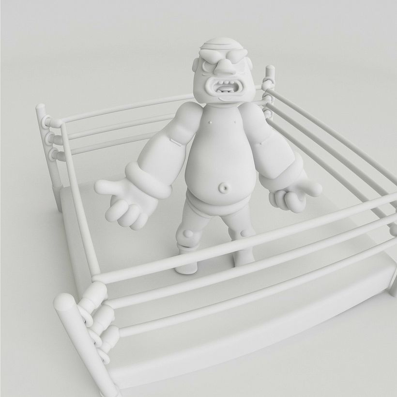 Luchador / Hipster. 1