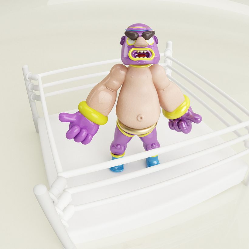 Luchador / Hipster. 2