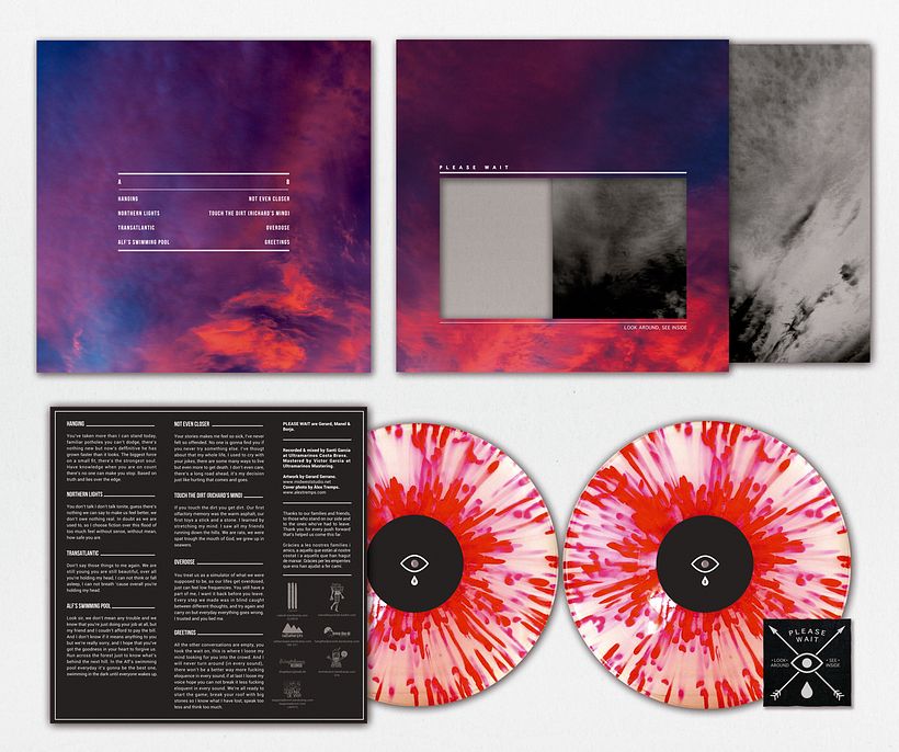 PLEASE WAIT - Look Around See Inside LP - Album artwork