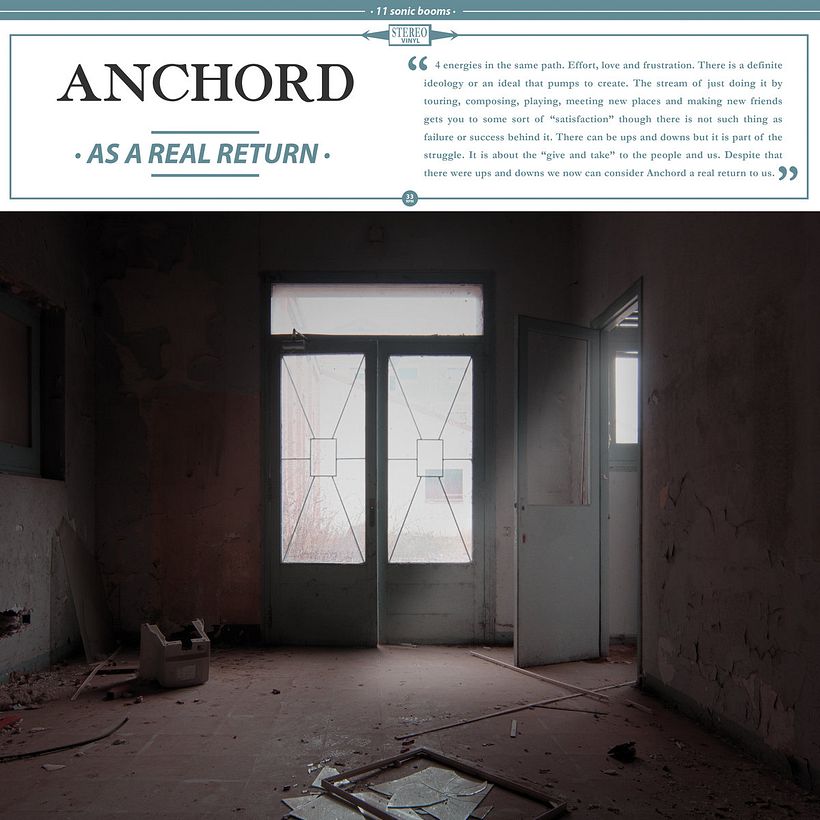 ANCHORD - As a real return - Vinyl Cover