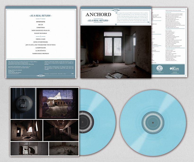 ANCHORD - As a real return - Vinyl artwork