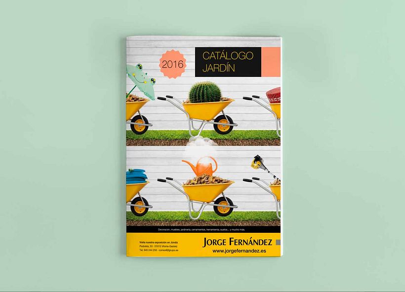 Línea gráfica para los catálogos de producto de Jorge Fernández  4