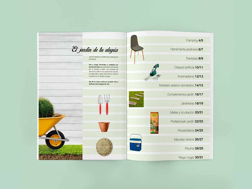 Línea gráfica para los catálogos de producto de Jorge Fernández  5