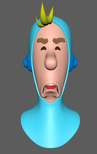 Mi Proyecto del curso: Rigging: articulación facial de un personaje 3D 0