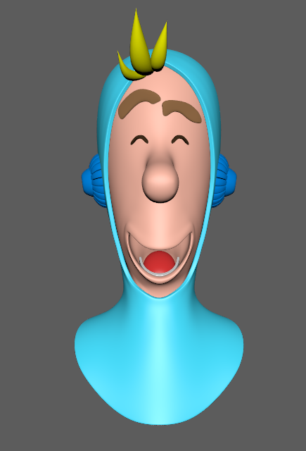 Mi Proyecto del curso: Rigging: articulación facial de un personaje 3D 2