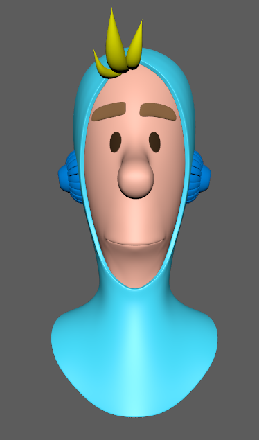 Mi Proyecto del curso: Rigging: articulación facial de un personaje 3D 3
