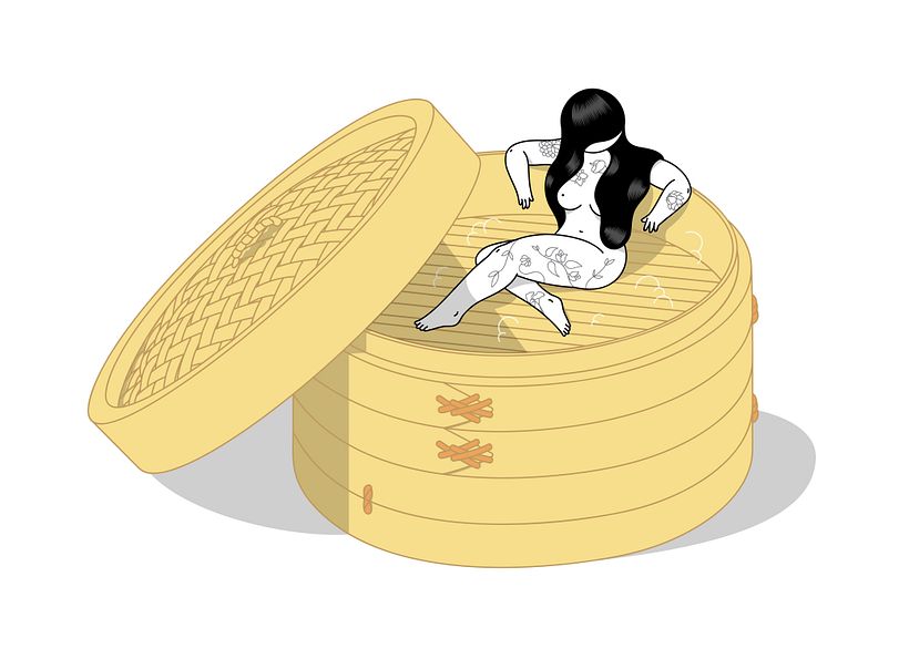 Proceso de creación "Yakuza" de la colección "Otros Mundos" ©Hugo Giner 2018. 3