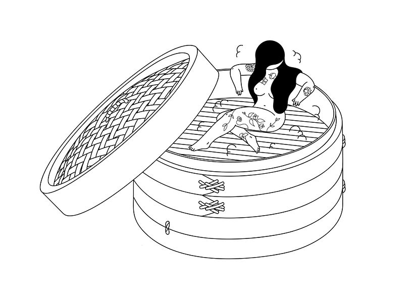 Proceso de creación "Yakuza" de la colección "Otros Mundos" ©Hugo Giner 2018. 2