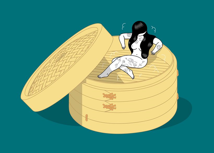 Proceso de creación "Yakuza" de la colección "Otros Mundos" ©Hugo Giner 2018. 4