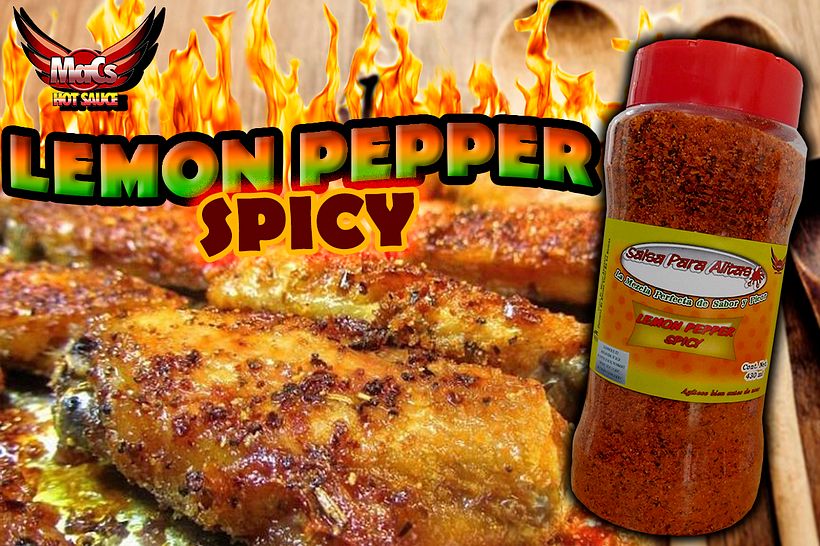 Diseño de etiqueta de producto, y cartel publicitario. SALSA PARA ALITAS "Macs Hot Sauce" Familia de sabor: POLVOS  0