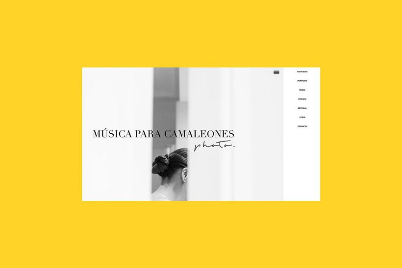Música para Camaleones - Diseño