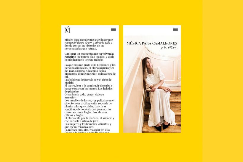 Música para Camaleones - Diseño