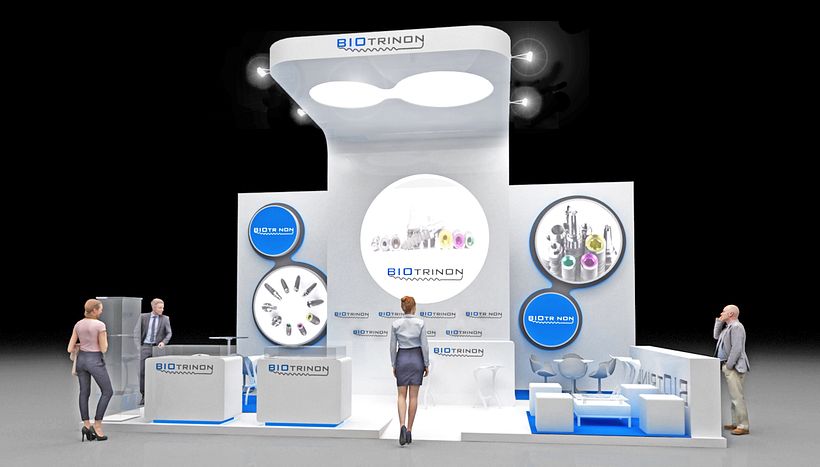 Diseño de stand Biotrinon para feria Expodental 2018-Madrid 1