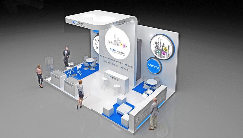 Diseño de stand Biotrinon para feria Expodental 2018-Madrid 2