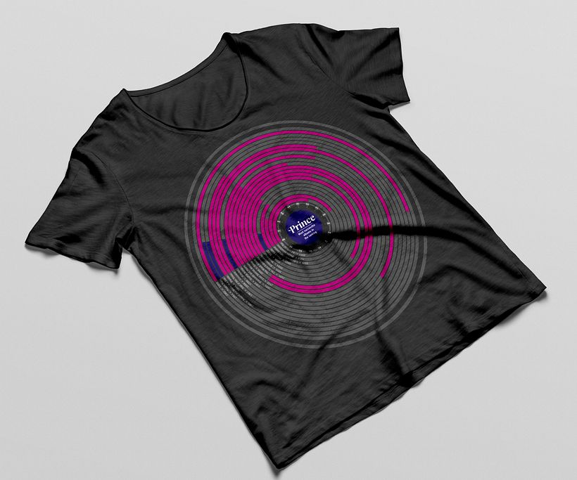 Camisetas con infografías de músicos 1