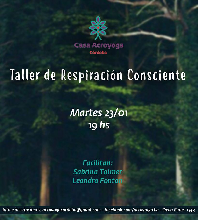 Flyers para Casa Acroyoga Córdoba 8