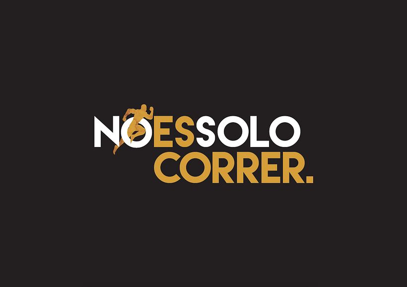 DISEÑO LOGOTIPO "No es solo correr" 0