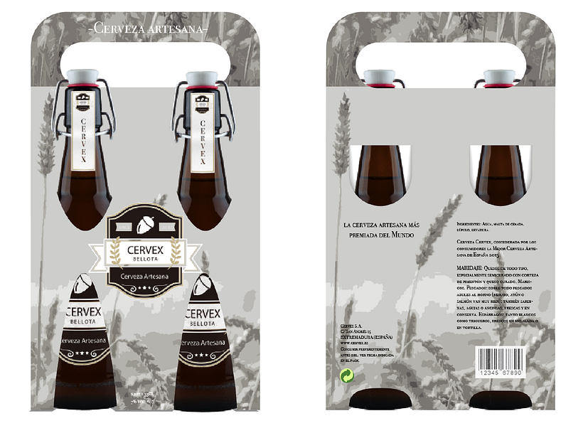 Packaging CERVEX 8
