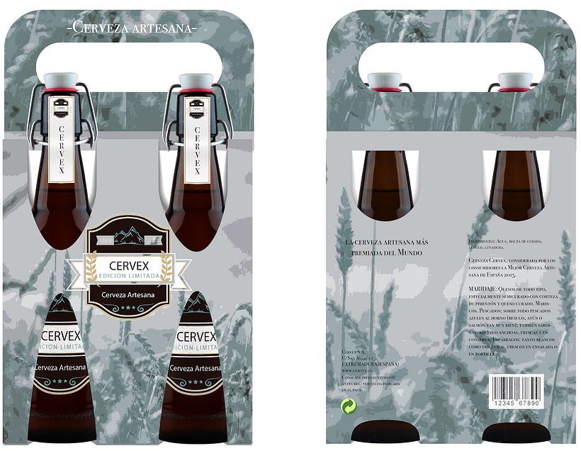 Packaging CERVEX 10