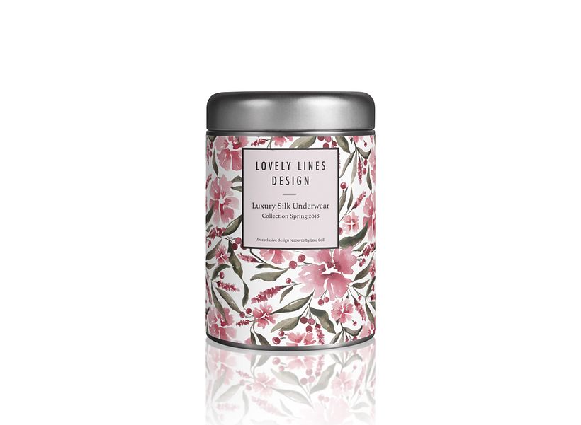 Packaging para una marca de ropa interior de diseño 0